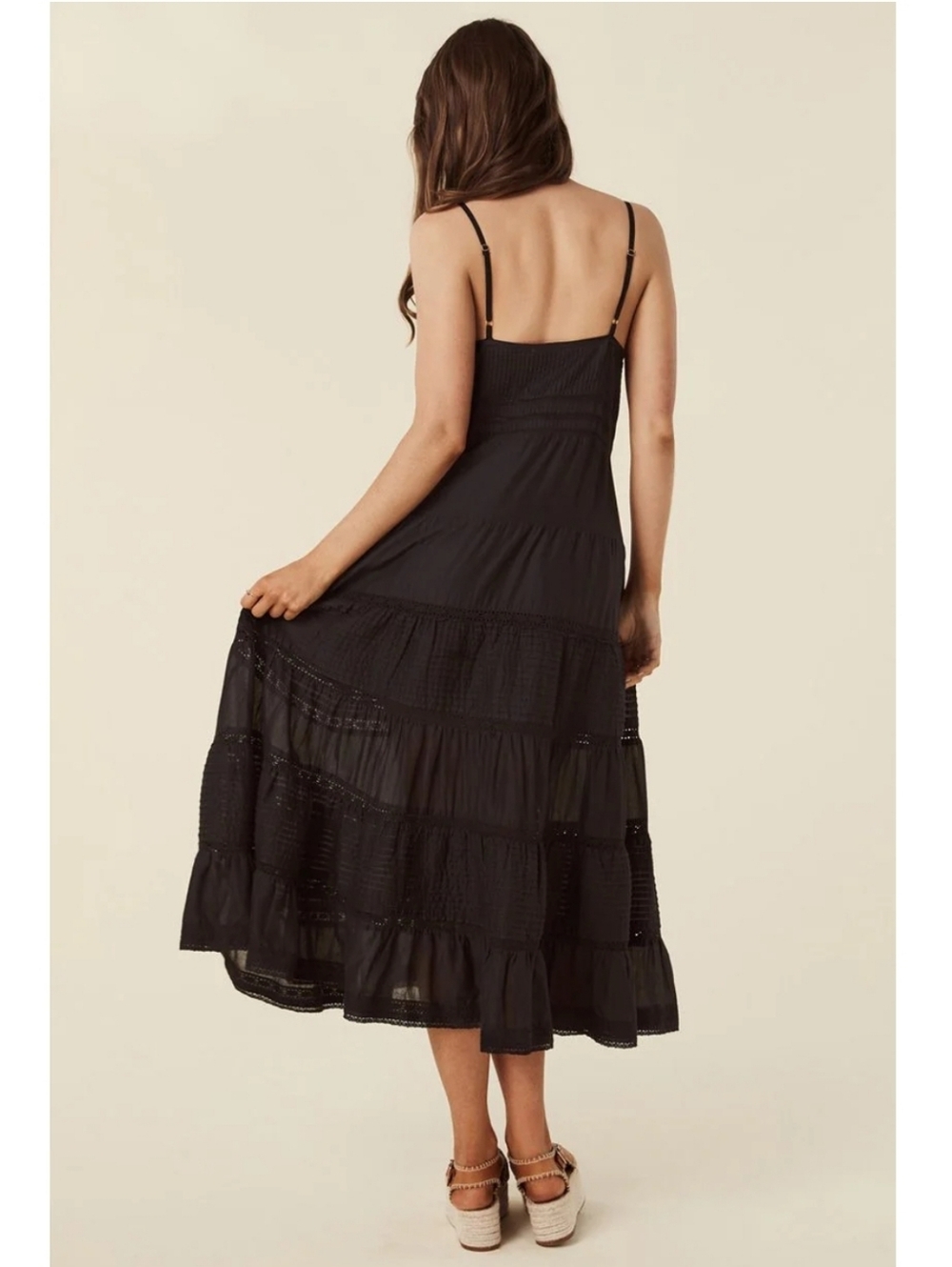 Spell~ Dove Lace Strappy Dress - Picture 4 of 12